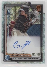 2024 Bowman Chrome Prospect HTA Choice Refractor Guillermo Williamson Auto 0ud4