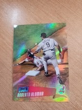2000 Stadium Club Chrome REFRACTOR Roberto Alomar HOF Cleveland Indians #83 RARE