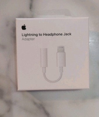 OEM Apple Lightning to Headphone 3.5mm Jack Adapter - White MMX62AM/A