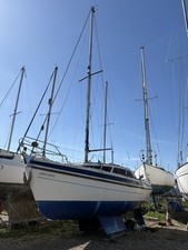 1981 Leisure 23SL Sailing Boat Blue White Volvo Penta Engine
