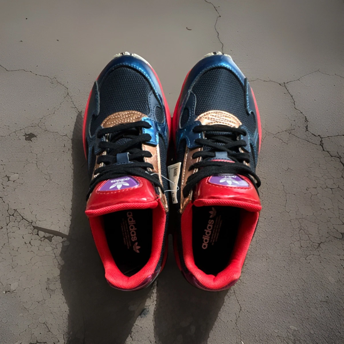 adidas falcon 美品！ Adidas Falcon Collegiate Navy Red W for sale | eBay
