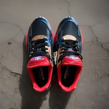 adidas Falcon W Women's Sneakers Colorblock Blue Red Gold Black CG6632