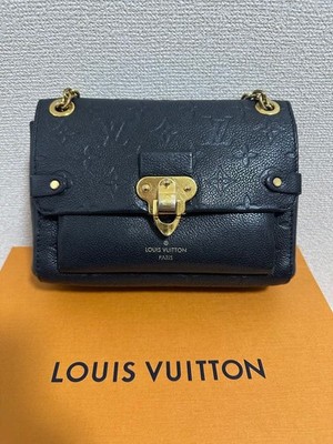 Louis Vuitton Vavin Shoulder HandBag BB Crossbody Leder Damen Schwarz M44550