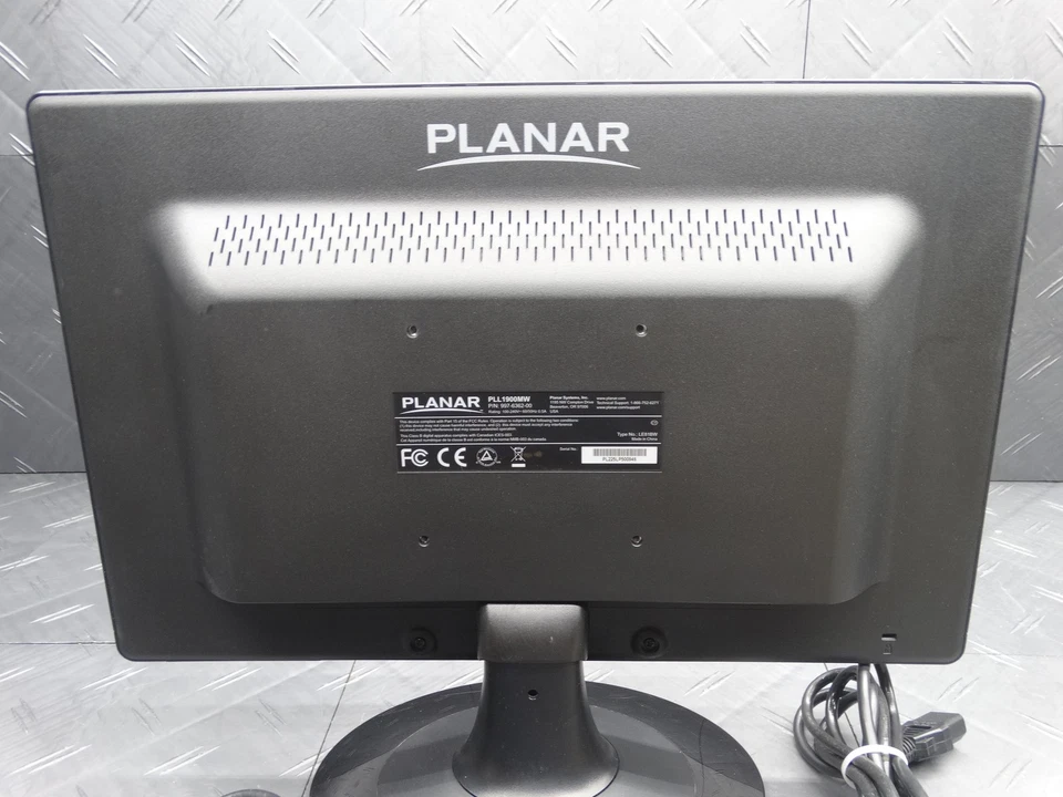 Planar 19in LCD Monitor LED Display 16:9 PLL1900MW Tested Works - Image 3 of 4