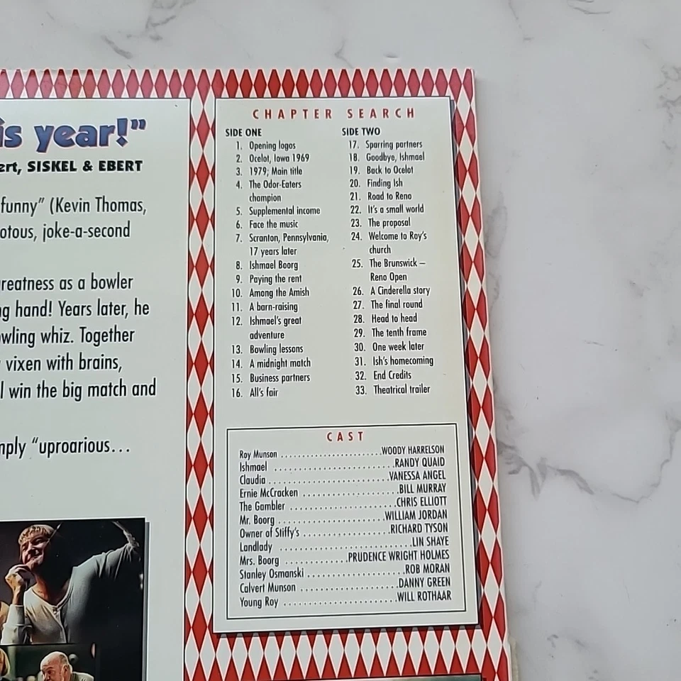 MGM KINGPIN LASERDISC 1996 Woody Harrelson, Bill Murray EXCELLENT condition - Image 3 of 4