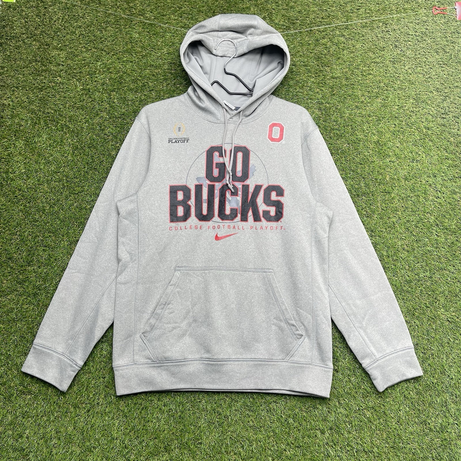 Ohio State Buckeyes Nike Hoodie Mens Small Therma Fit Sportswear OSU Sweatshirt