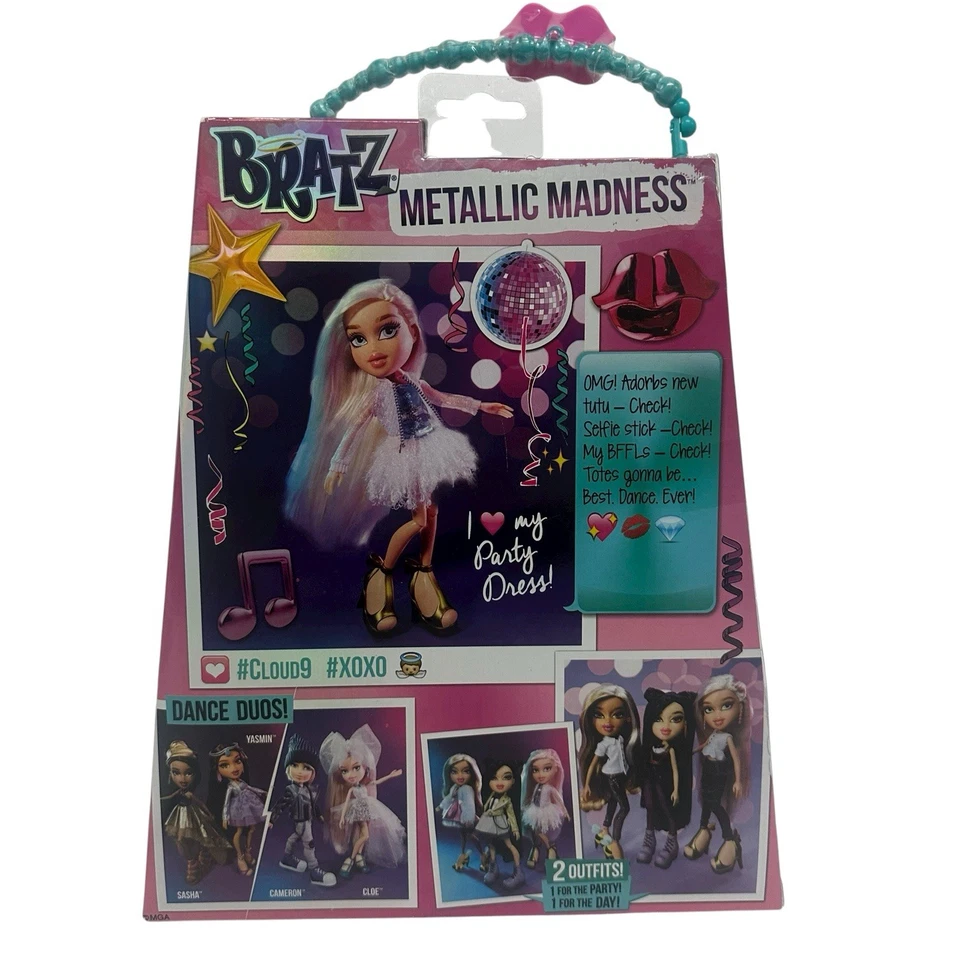 ¡NUEVA MUÑECA BRATZ METALLIC MADNESS CLOE Y MÁS BAILANDO EN LA NUBE 9! MGA NRF 2015 Foto 3 de 4
