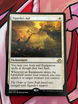 Eldritch Moon Sigarda's Aid Normal Near Mint Fast Shipping