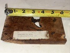 manzanita wood sample blank plank