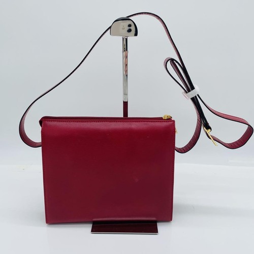 Christian Dior Shoulder Bag Purse CD Red Authentic - Picture 18 of 24
