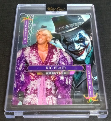 2025 Wild Card Jokers Wild Multi-Sport Ric Flair Joker Cracked Ice
