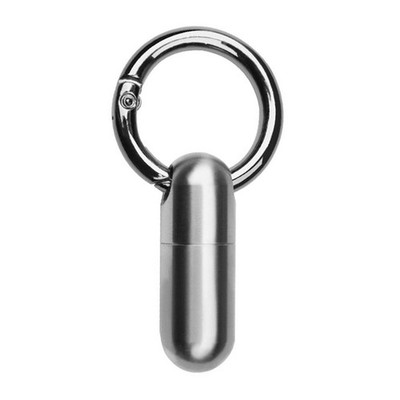 Pillenhalter Etui Schlüsselanhänger O-Ring Dichtung stabil Campingzubehör kom