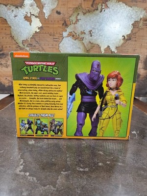 NECA Teenage Mutant Ninja Turtles April O'neil vs Foot Soldier