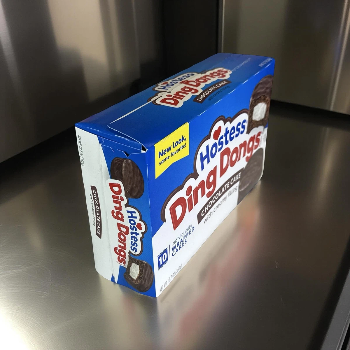 Hostess Ding Dongs Snackkuchen, 10 pro Box, 2 Boxen