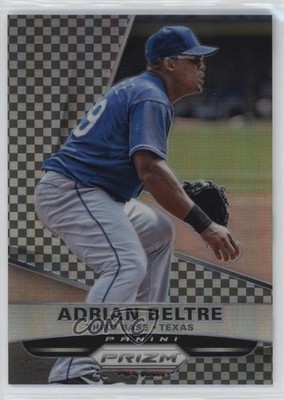 2015 Panini Prizm Black & White Checker Prizm 6/149 Adrian Beltre #18 HOF nd3