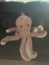 Octopus Plush Extra Large 36" Giant Jumbo Pink Stuffed Animal Minky Dot Big Eye