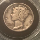 1939-D Mercury Dime 90% Silver San Francisco  Grandpa’s Collection - Better Date