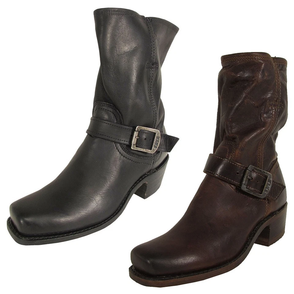 Bottes En Cuir Frye Femme Cavalry 8L - Photo 1/1
