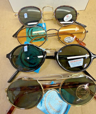John Lennon Style Sunglasses Round Set Of 4 Vtg Style 70s Hippie Glasses  54