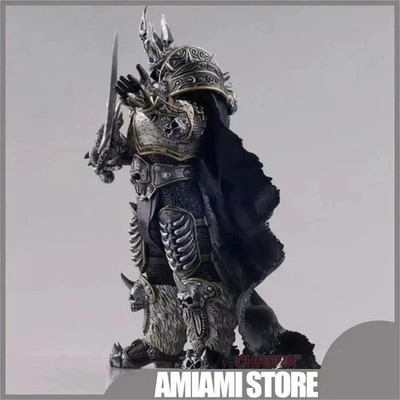 World of Warcraft Lich King Arthas Figure with Frostmourne Statue Toy