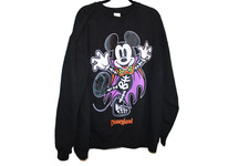 Disney Mickey Mouse skeleton vampire sweatshirt black size 3XL authentic