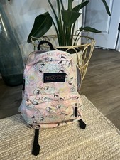 JanSport T501 SuperBreak 100 Authentic School Backpack Coral Sketch Floral