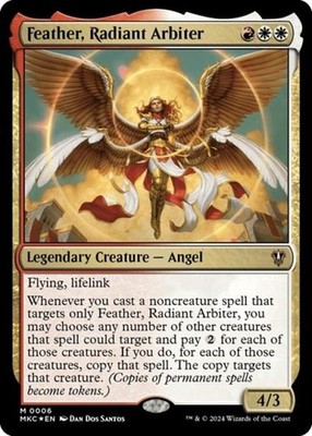 Feather, Radiant Arbiter -Foil Near Mint MTG Commander: Murders at Karlov Manor