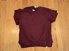 Blank T Shirt Gildan Kids Youth SMALL Maroon Tee Shirt Bulk Lot  Qty 10x