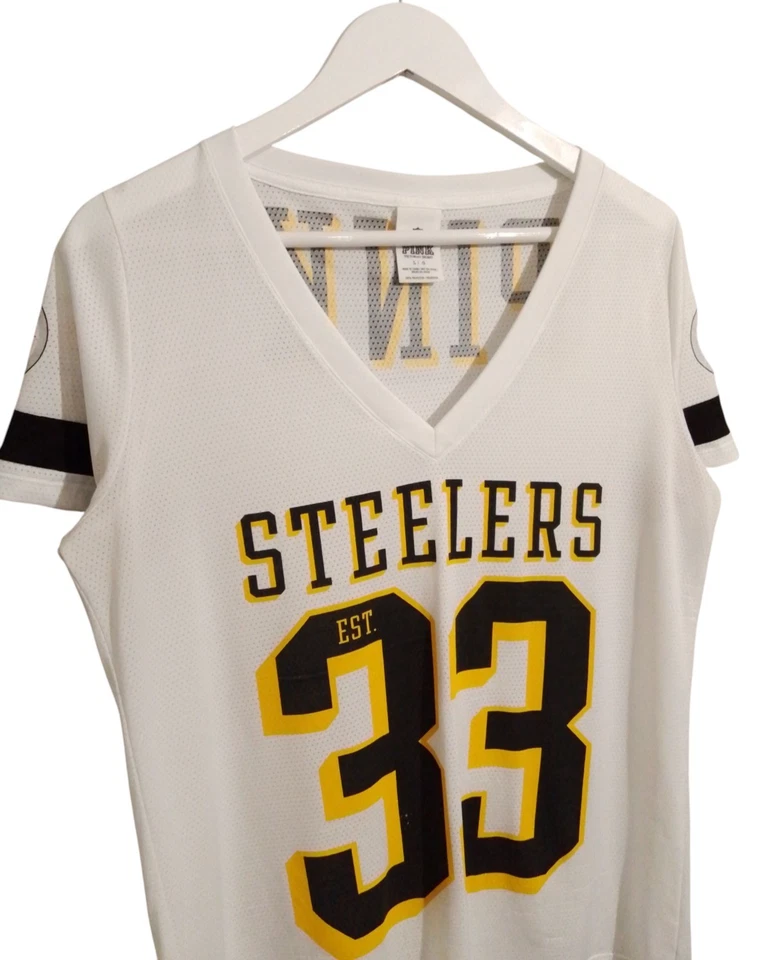 Camiseta NFL PINK Victoria’s Secret Steelers #33 – Para mujer – Talla grande Foto 2 de 4