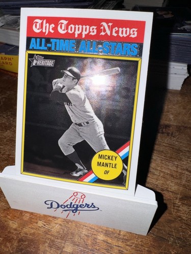 Mickey Mantle #349 Topps Heritage 2025 The Topps News All Time All Stars Chrome - 第 4/9 張圖片