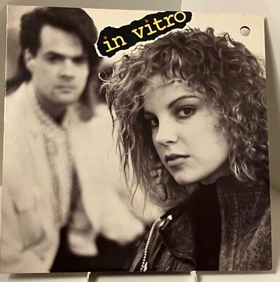 In Vitro Self Titled LP  Manhattan  53052 PROMO lyric sleeve EX-NM