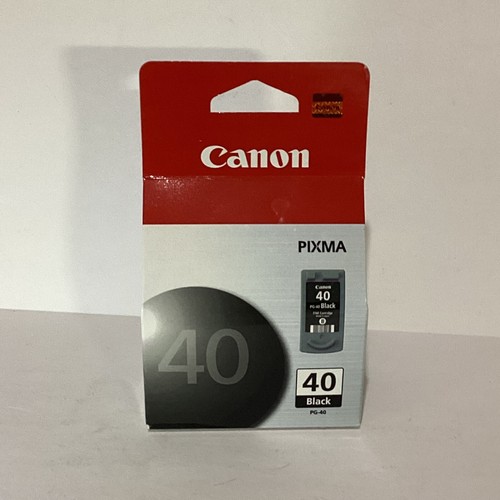 NEW Genuine Canon Pixma Series Fine Ink PG40 Black Ink Cartridge Brand