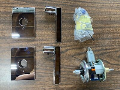 Schlage Latitude Lever Lock - Century Trim Hall Closet & Bed Bath Lock, Bright Chrome