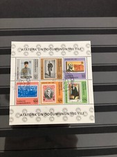 Türkei Block 19 gestempelt mit FDC Stempel Atatürk 100 Geburtstag