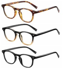 Bifocal Men Women Retro Rivet Square Bifocal Reading Glass 1.0 1.5 2.5 3.0