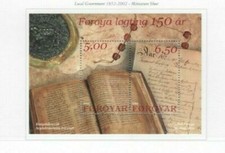 FAEROER 2002 MNH 150 Years Parliament S/S