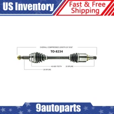 For 2009-2015 Toyota Corolla Matrix 1.8L 2012 2013 2014 Front Left CV Axle Joint