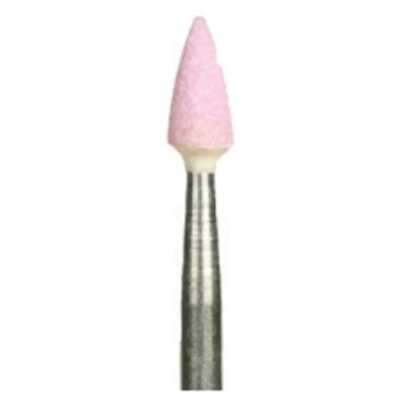Keystone Pink Mounted Points, #30 Flame, For Precious Ceramic Metals
