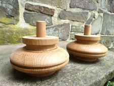 Furniture feet, oak, turned to old original, 2 pieces/1 pair.