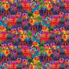 Laurel Burch***FANTASTICATS*** Y4342-55M ~ by the Yard!