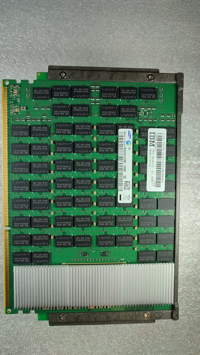 5 Barrettes Mémoire IBM 128Go (16Gx72) DDR4-1600MHz PC4-12800 CDIMM – Occasion