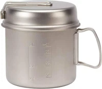 Snow Peak Trek Japanese Titanium Pot, Ultralight and Compact for Backpackin