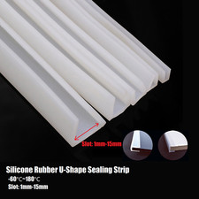 Joint de garniture de bordure de canal en U en caoutchouc silicone carré en forme de U joint de pare-chocs 1-15 mm