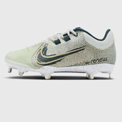 Nike Hyperdiamond 4 Pro MCS Softball Cleats Womens Sz 8 CZ5920-006 Sea Glass  