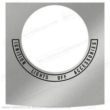 Fits Harley Davidson Softail Motorcycle Dash Ignition Decal - 1994-1995