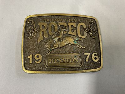 Gold Buckle Hesston Nfr Hesston National Finals Rodeo Belt Buckles