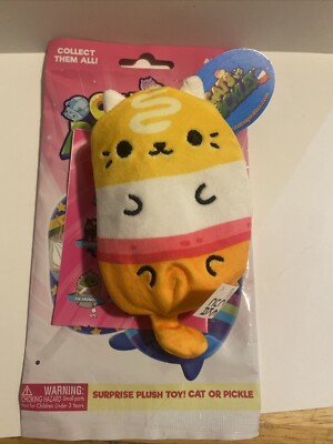 Cats VS Pickles Benny #517 Food Squad Bean Bag Plush Fuchsia Wave