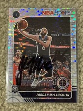 JORDAN MCLAUGHLIN Autographed 2019-20 Hoops Premium Stock Silver RC AUTO SIGNED
