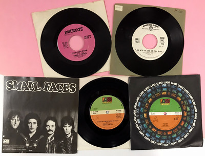 5x SMALL FACES 45s: US/UK/PROMO- Itchycoo Park/Had ME A Real Good Time+  #3824
