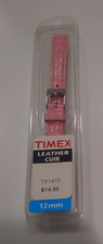 Womens Timex Pink Genuine Leather Crocodile Grain 12mm Watch Band 7 3/16" 184mm